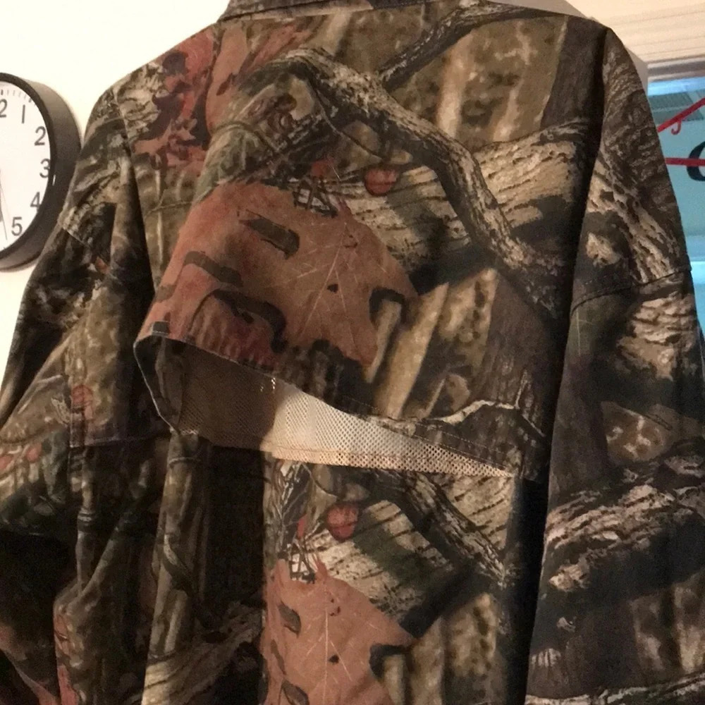 Camo Button Down Shirt - Picture 3 of 4
